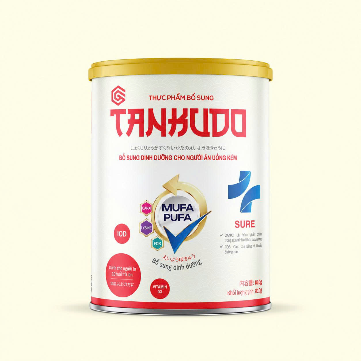TANKUDO SURE – lon 810g
